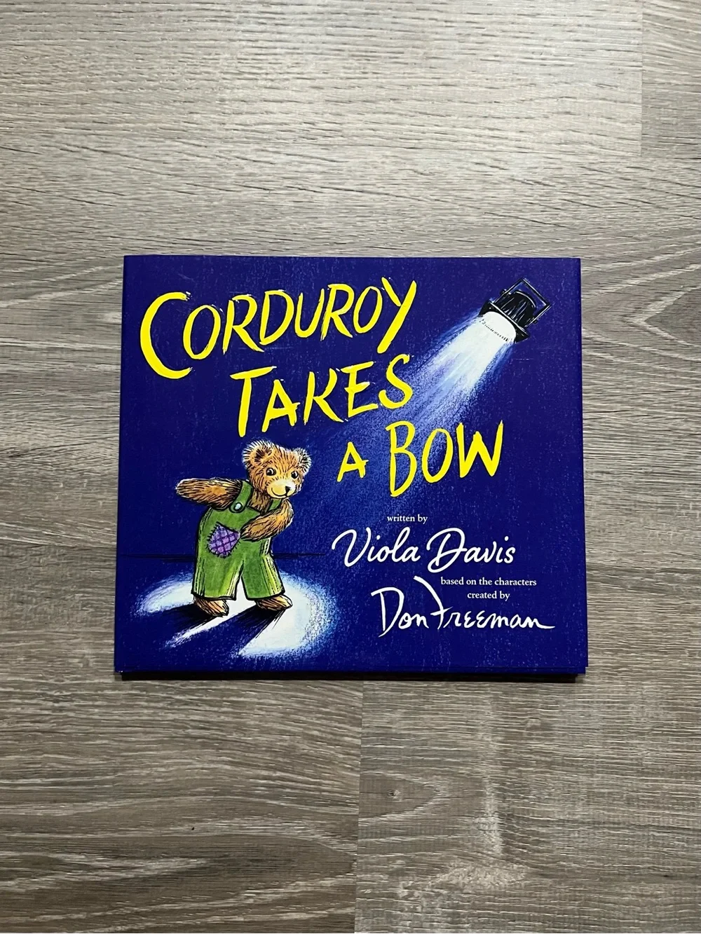 Corduroy Takes a Bow Hard Cover Book by Viola Davis and Don Freeman NEW